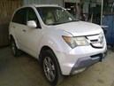 2008 ACURA MDX, WHITE, 3.7L, AWD, AT.  A26249